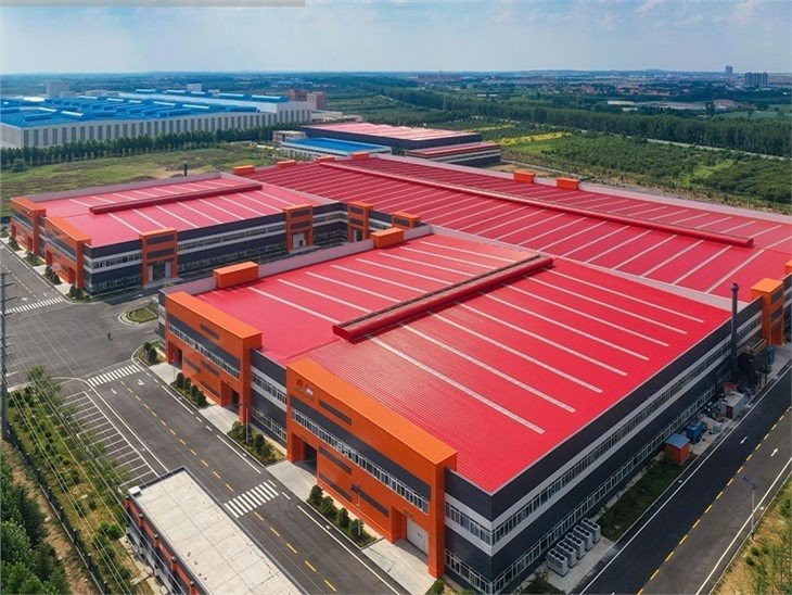 Q235 Prefabricated Steel Warehouse Alkyd Paiting