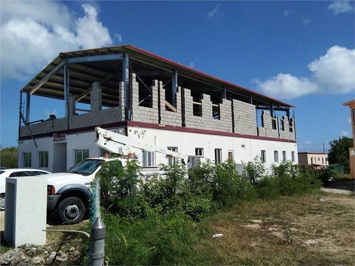 Two Floors Prefab Steel Structure Building With C/Z Purlin